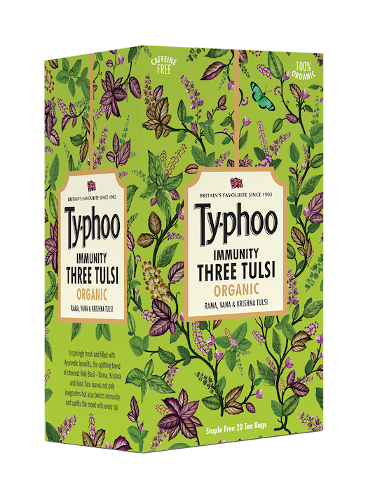 Typhoo Organic Three Tulsi Tea Typhoo