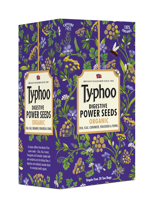 Typhoo Organic Digestive Power Seeds Tea Typhoo