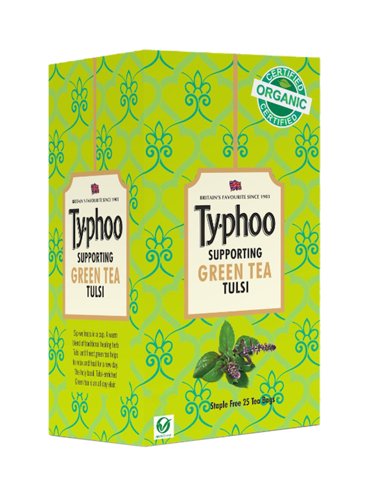 Typhoo Supporting Green Tea Tulsi Typhoo