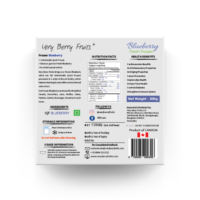 Very Berry Fruits Frozen Blueberry Very Berry Fruits