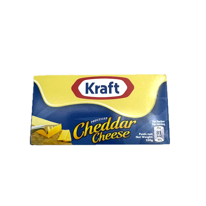 Kraft Cheddar Cheese Kraft foods imported