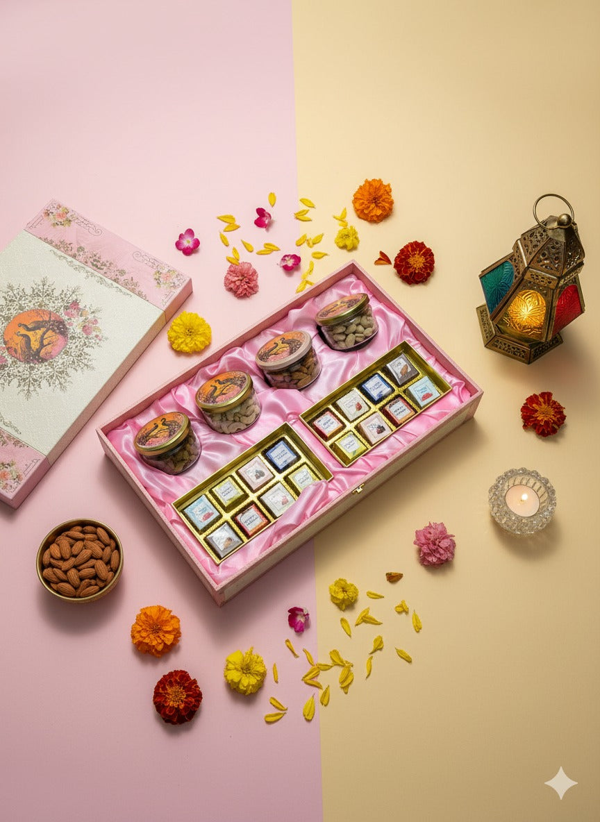 Gift Box Combo Pink 4 Jar