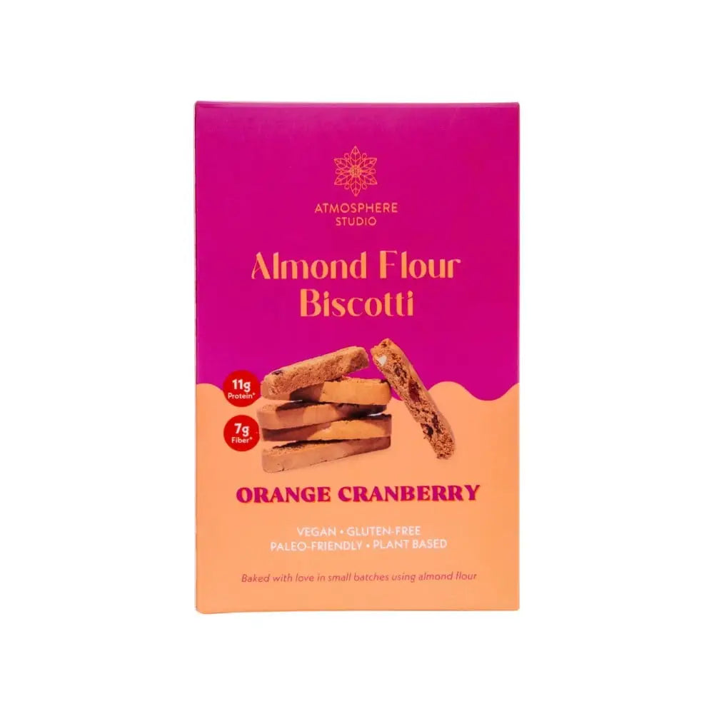 Almond Flour Biscotti Orange Cranberry