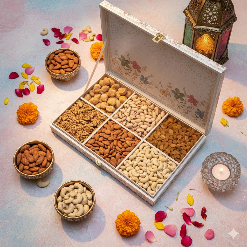 Gift Box Dryfruits Drop 6p