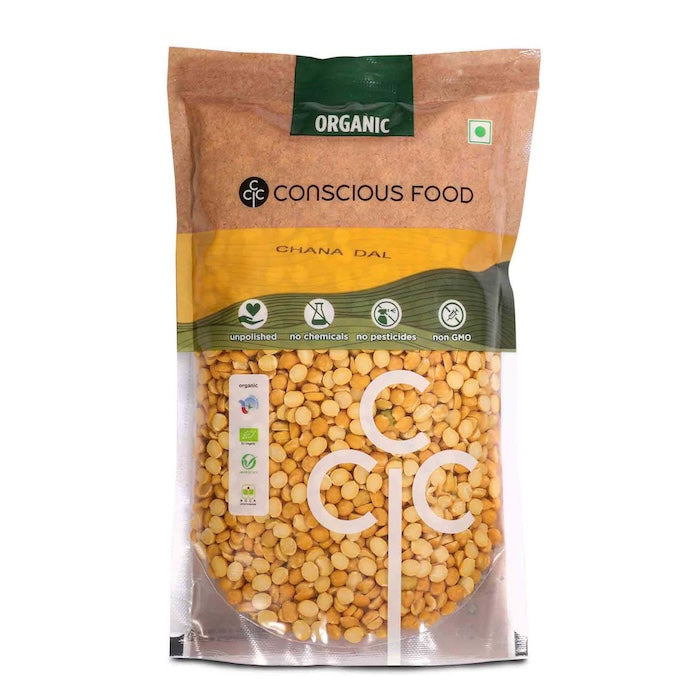 Conscious Food Organic Chana Dal Conscious Food