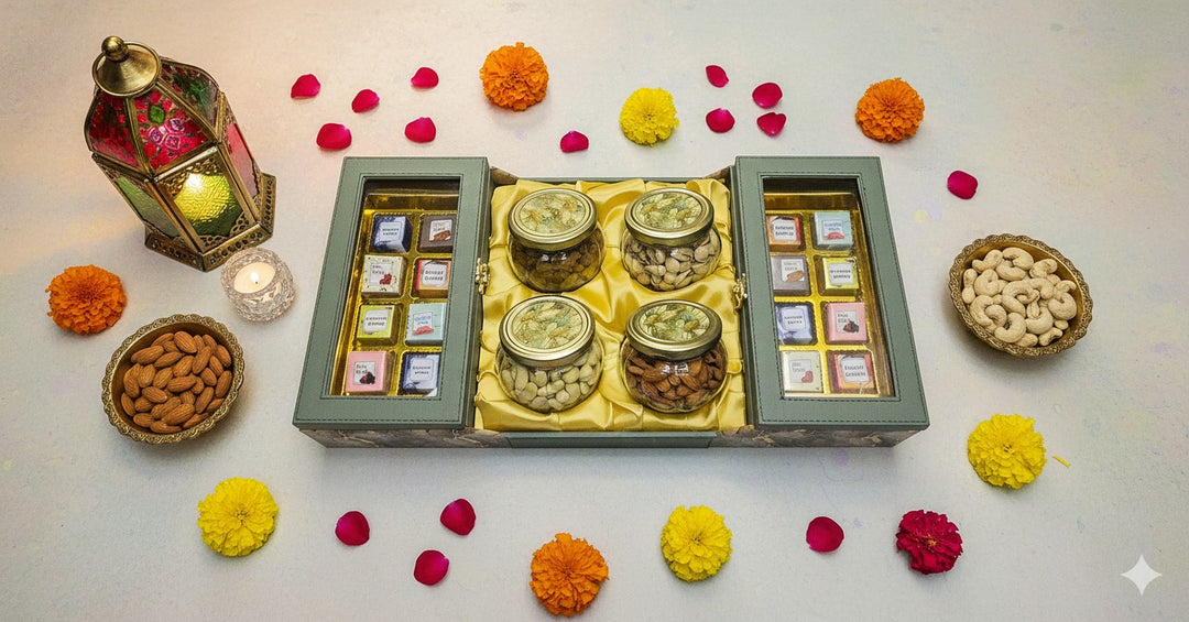 Gift Box Dryfruits Double Door 4 Jar