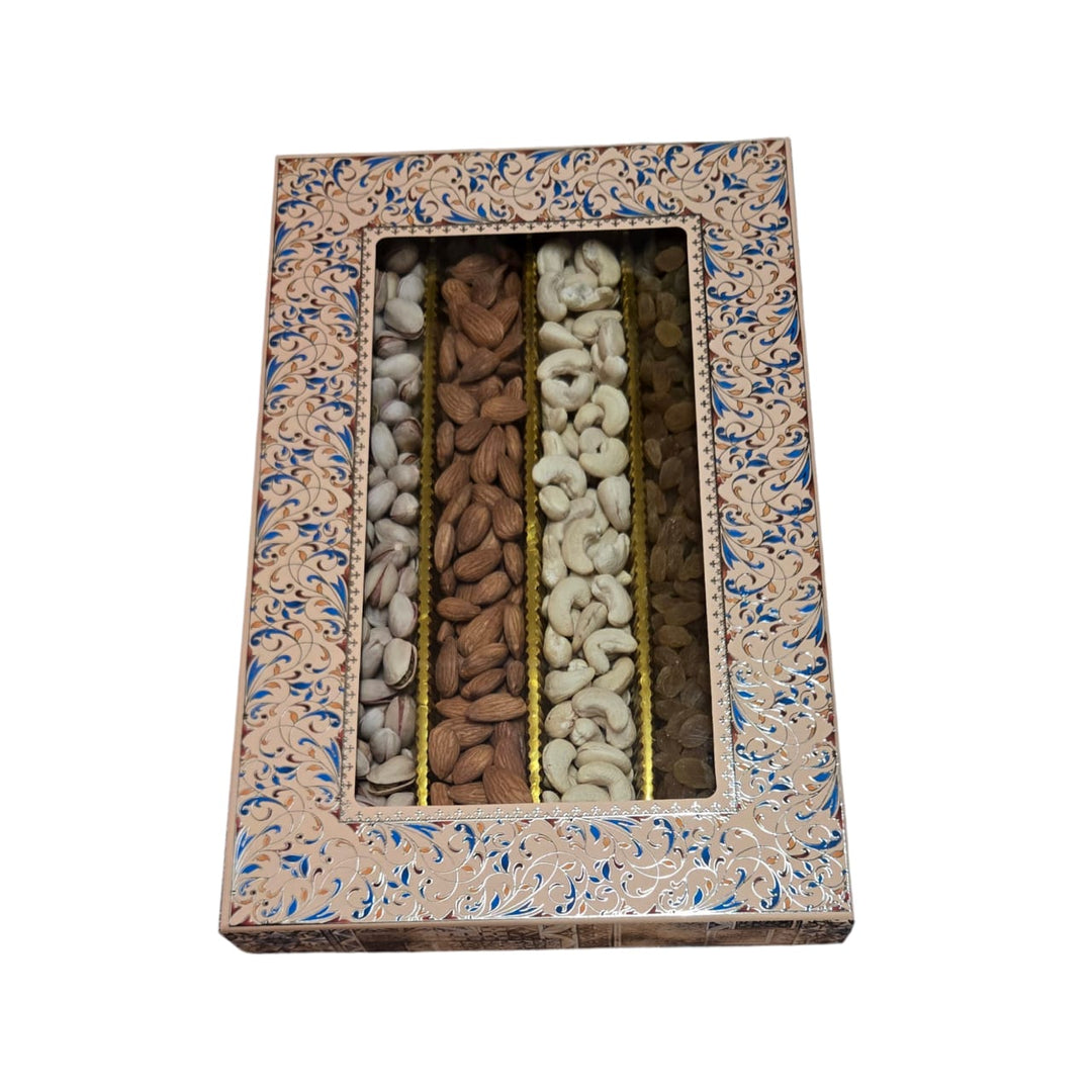 Gift Box Dryfruits 4 Line Deluxe Regal Plus
