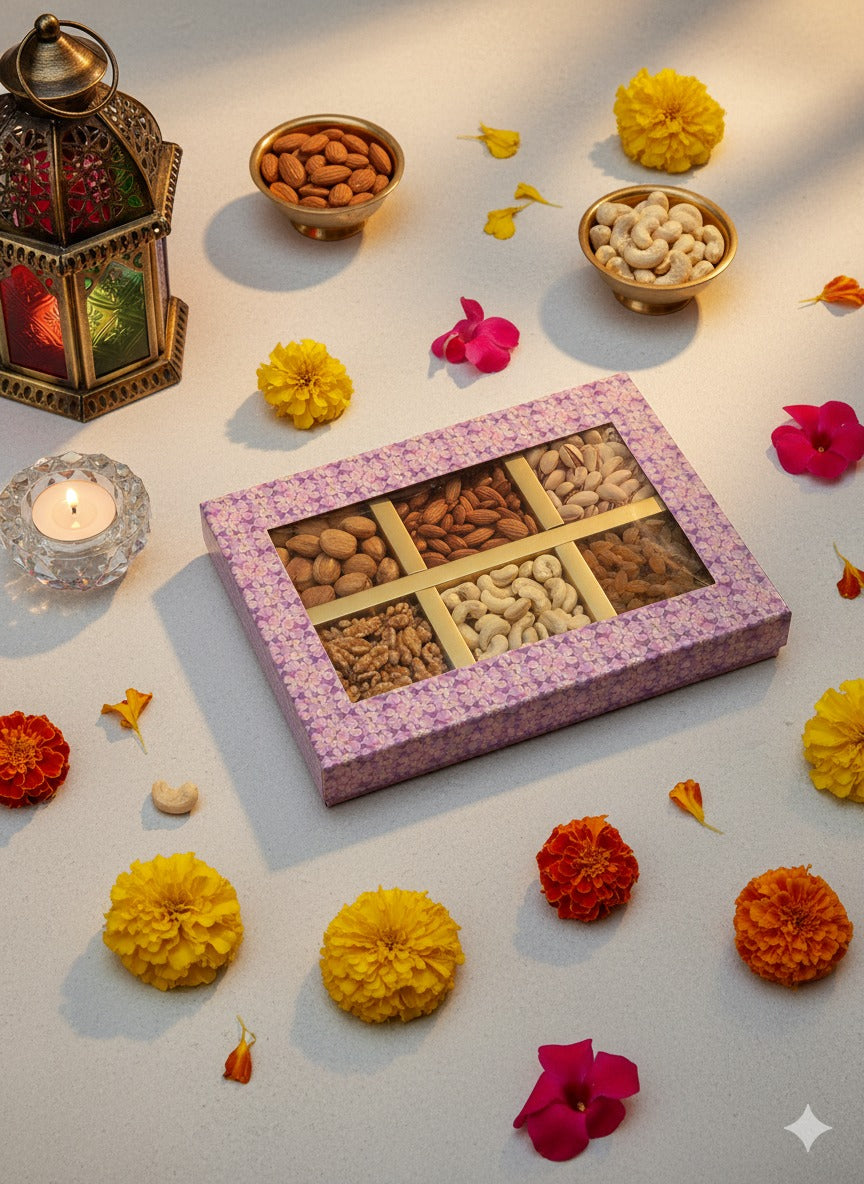Gift Box Dryfruits 6P Window Big