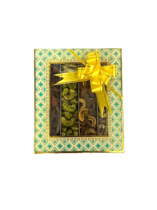 Gift Box Asst Dryfruits Sequence 4 Line Small Regal Plus
