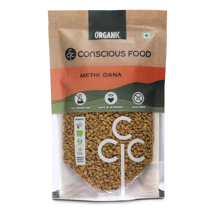 Conscious Food Organic Methi Seeds Conscious Food