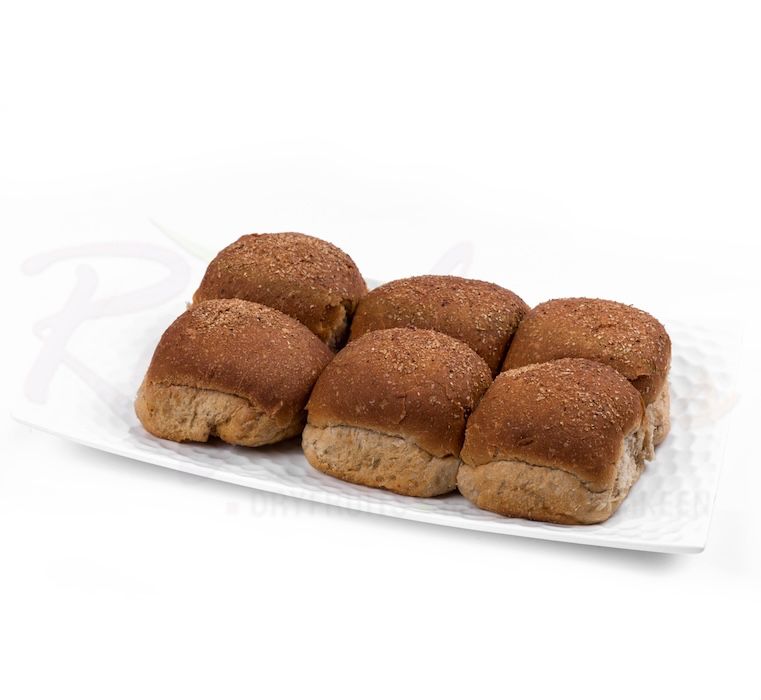 Burger Bun Mini Whole Wheat Bake Well