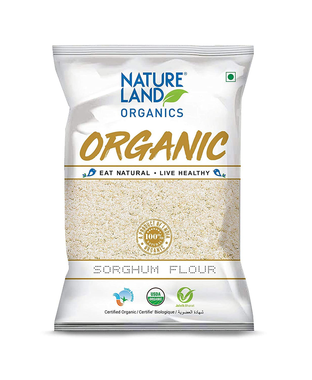 Natureland Organics Sorghum Flour (Jowar Atta) Natureland