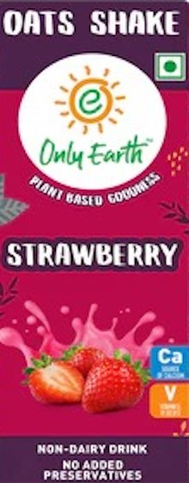 Only Earth Oats Shake Strawberry Only Earth