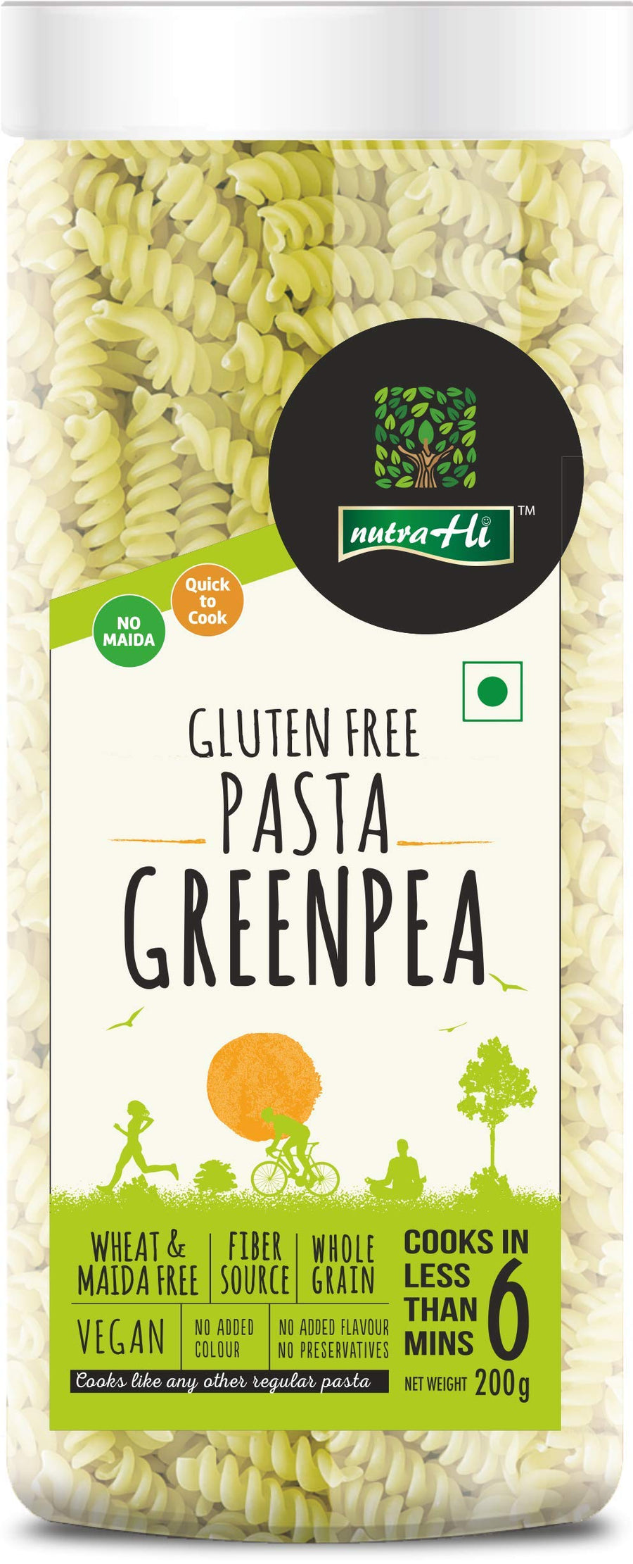 Nutra Hi Pasta Greenpea Nutra Hi