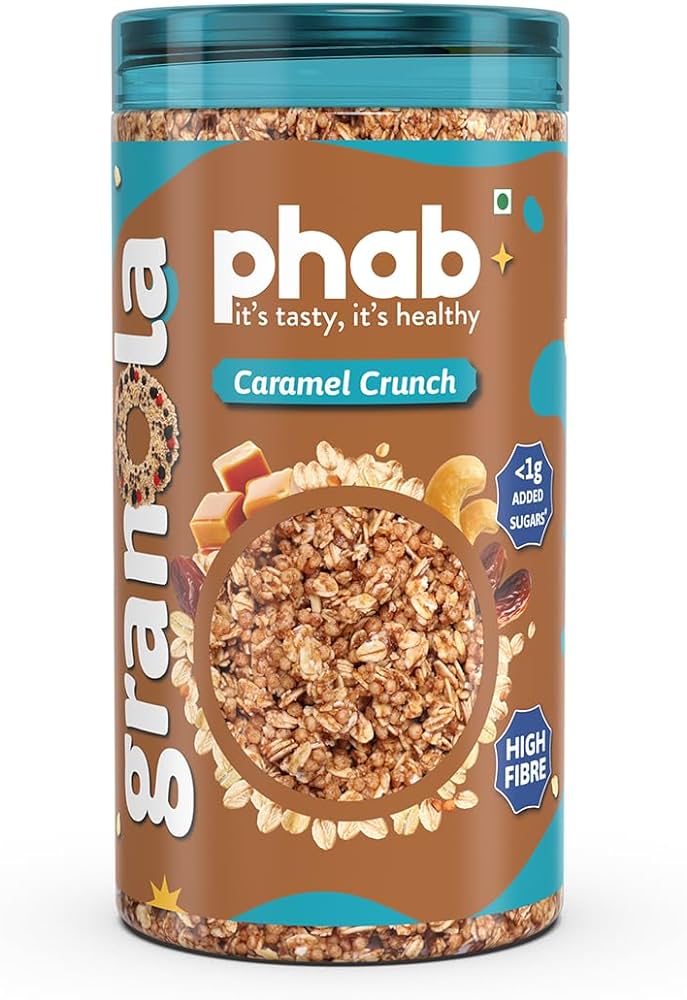 Phab Caramel Crunch Granola Phab