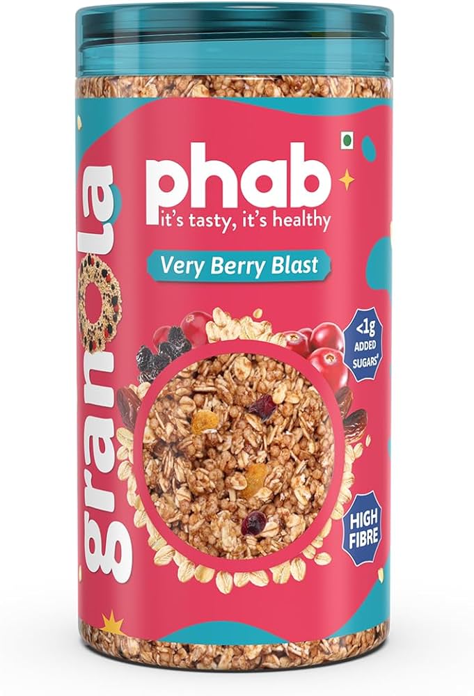 Phab Very Berry Blast Granola Phab