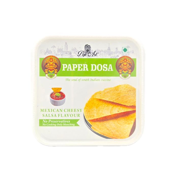 Paper Dosa Mexican Cheesy Salsa Flavour Pop Art