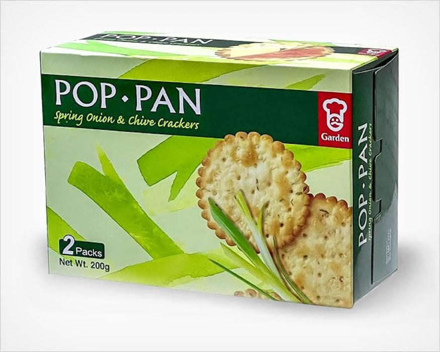 Pop Pan Spring Onion & Chives Crackers Pop Pan