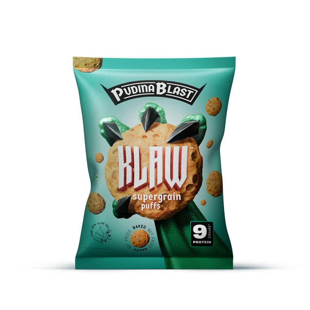 Klaw-Pudina Blast Supergrain Puffs