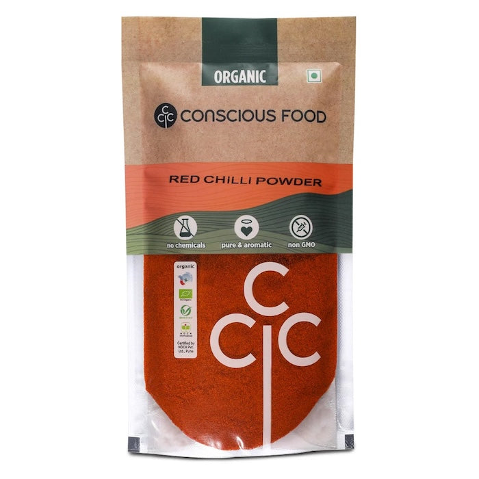 Conscious Food Organic Red Chilli Powder Conscious Food