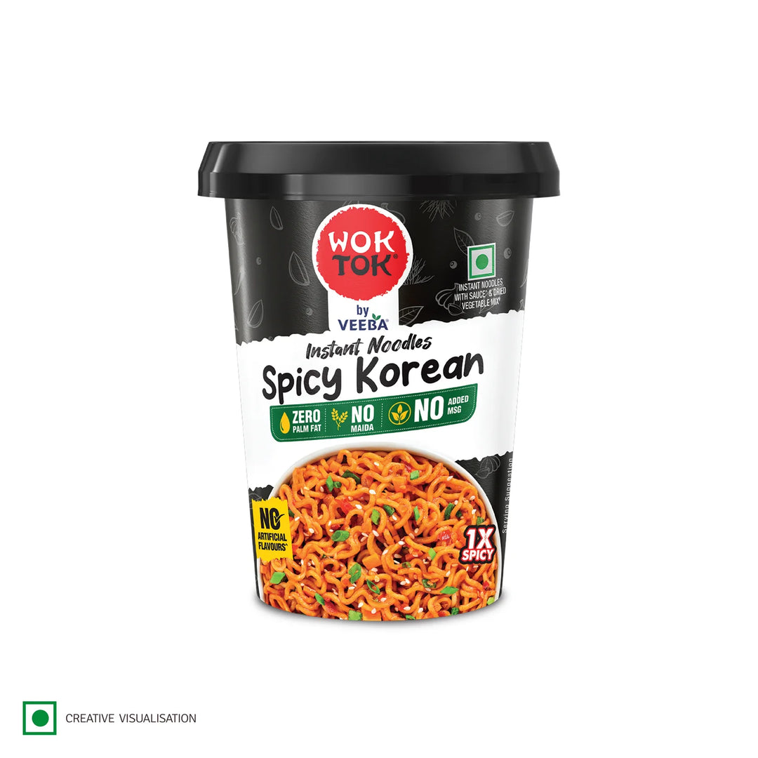 Wok Tok Instant Noodles Spicy Korean
