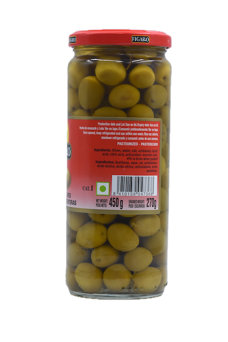 Figaro Green Olives Plain