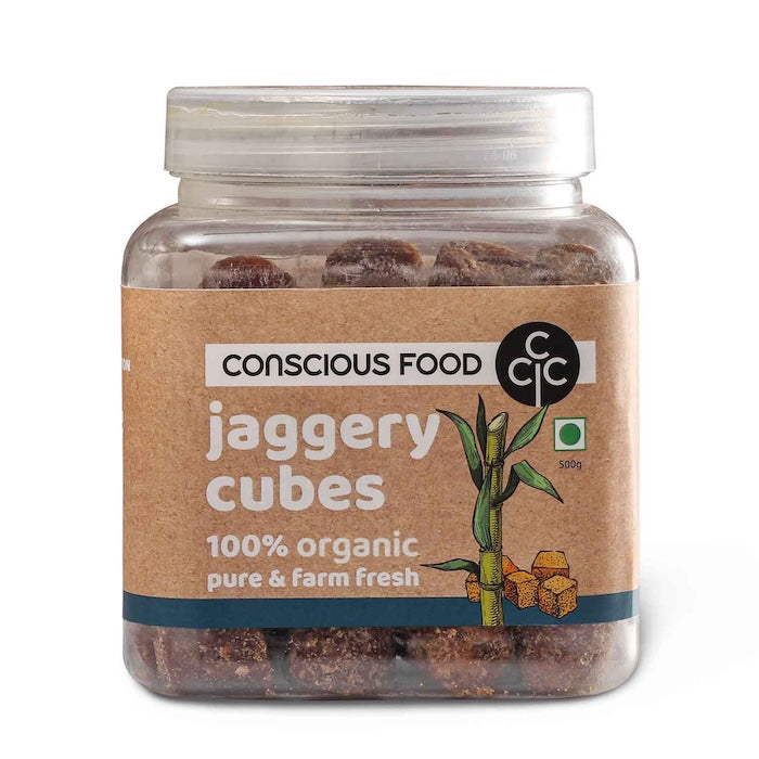 Conscious Food Organic Jaggery Cubes