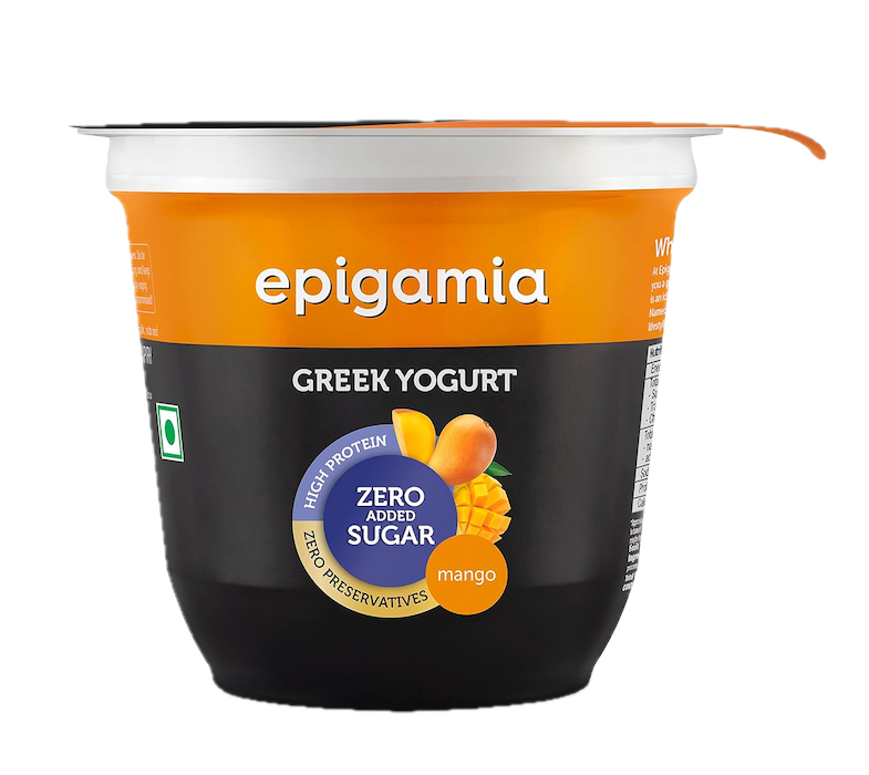 Epigamia Greek Yogurt Mango (Zero Added Sugar)