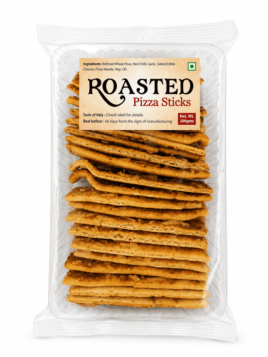 ROASTED PIZZA STRIPS 100G