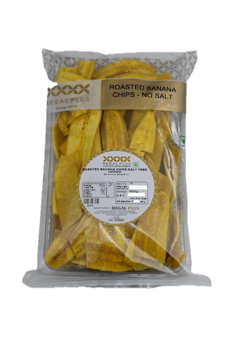 ROASTED BANANA CHIPS SALT FREE 200G