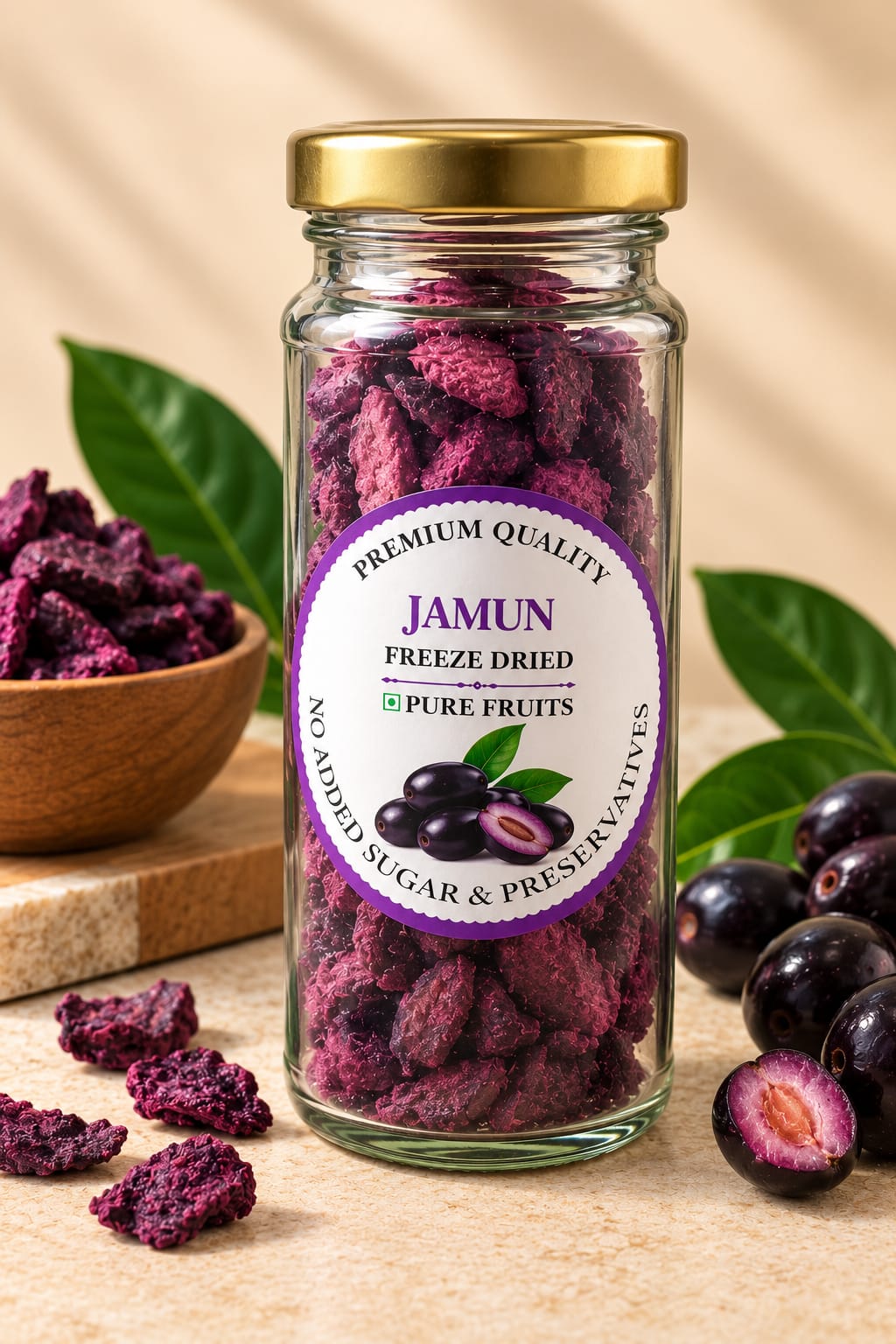 FREEZE DRIED JAMUN SLICES 30G