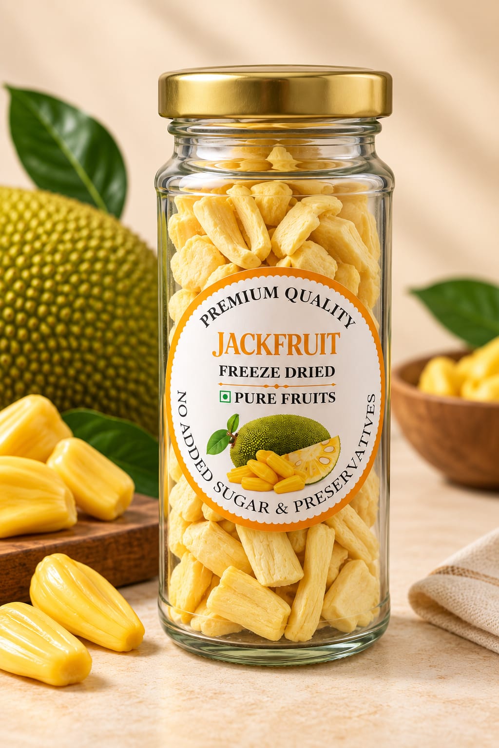 FREEZE DRIED JACKFRUIT SLICES 30G