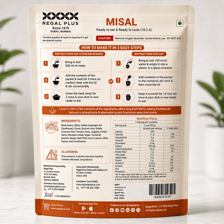 FREEZE DRIED MISAL 55G