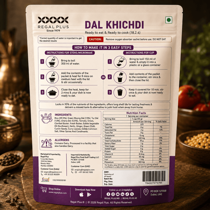 FREEZE DRIED DAL KHICHADI 55G