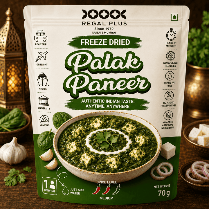 FREEZE DRIED PALAK PANEER 70G