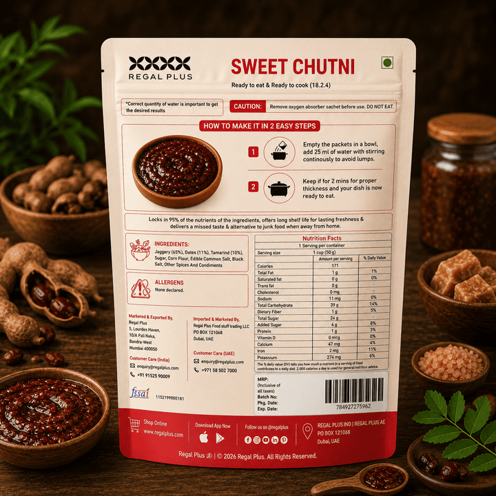 FREEZE DRIED SWEET CHUTNI 50G