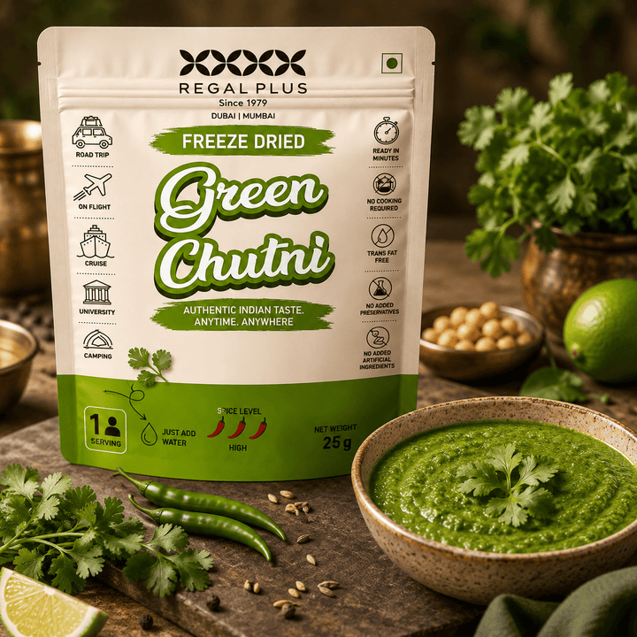 FREEZE DRIED GREEN CHUTNI 25G
