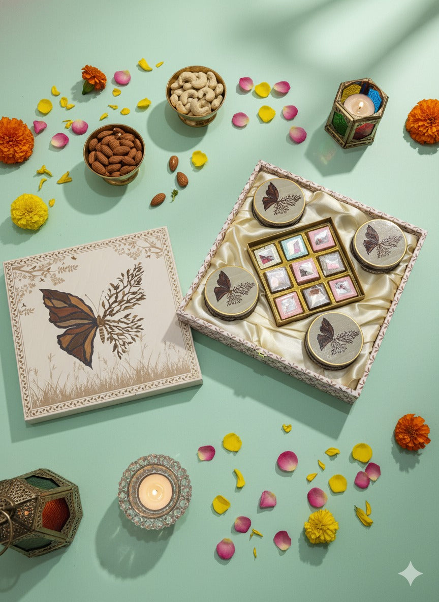 Gift Box Dryfruits Combo Butterfly