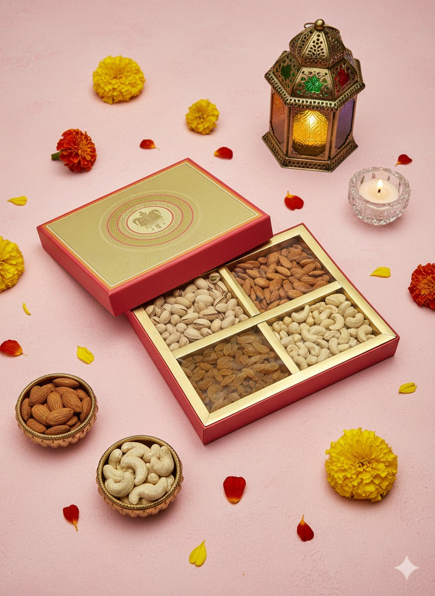 Gift Box Sparkle 4 Part Dryfruit