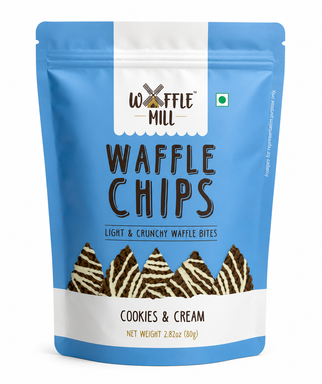 Waffle Chips Cookies & Cream