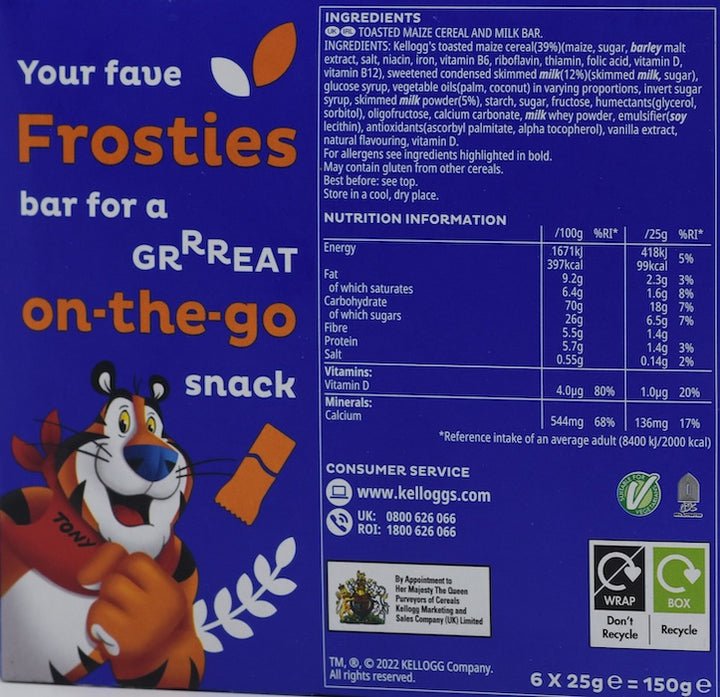 Kelloggs Frosties Bar