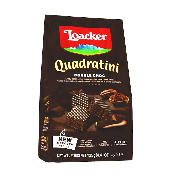 Loacker Quadratini Double Chocolate