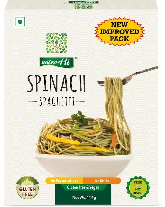 Nutra Hi Spinach Spaghetti