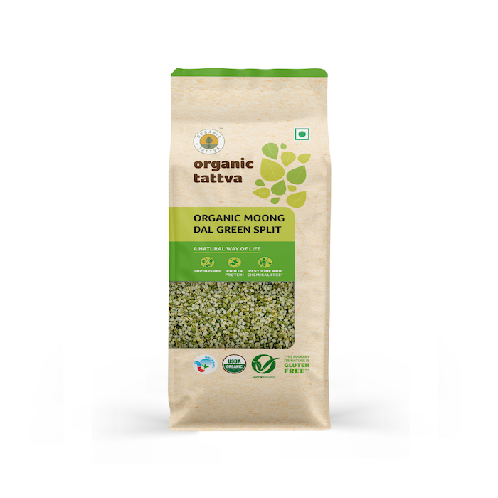 Organic Tattva Organic Moong Dal Green Split