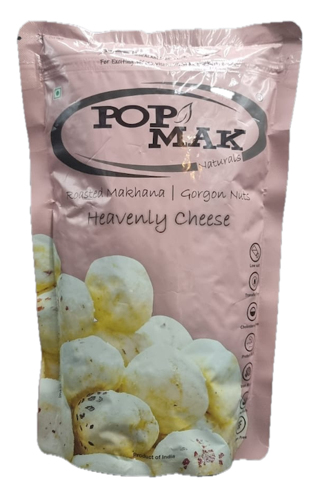 Popmak Roasted Makhana Heavenly Cheese