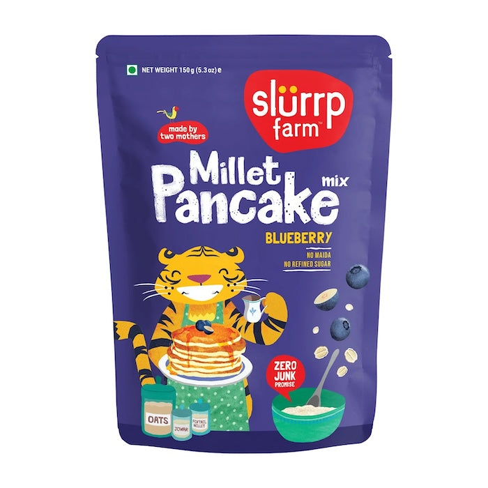 Slurrp Farm Millet Pancake Mix Blueberry