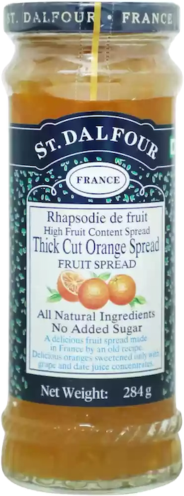 St Dalfour Thick Cut Orange Fruit Spread