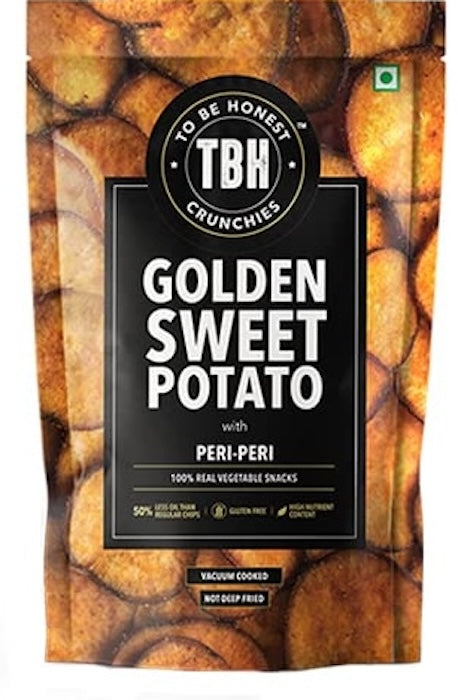 To Be Honest Crunchies Golden Sweet Potato with Peri Peri