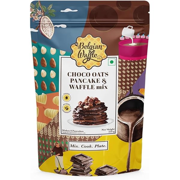 The Belgian Waffle Co Choco Oats Pancake & Waffle Premix