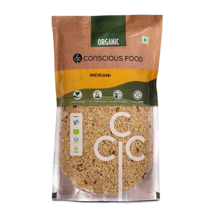 Conscious Food Organic Brown Rice Indrani